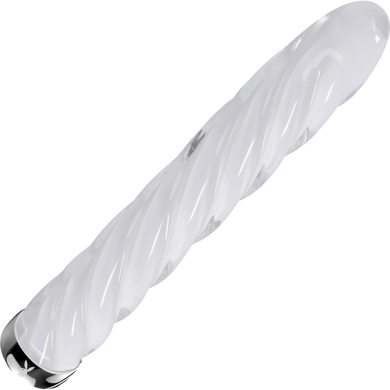 Playboy Pleasure In A Twist Rechargeable Waterproof Glass Vibrator