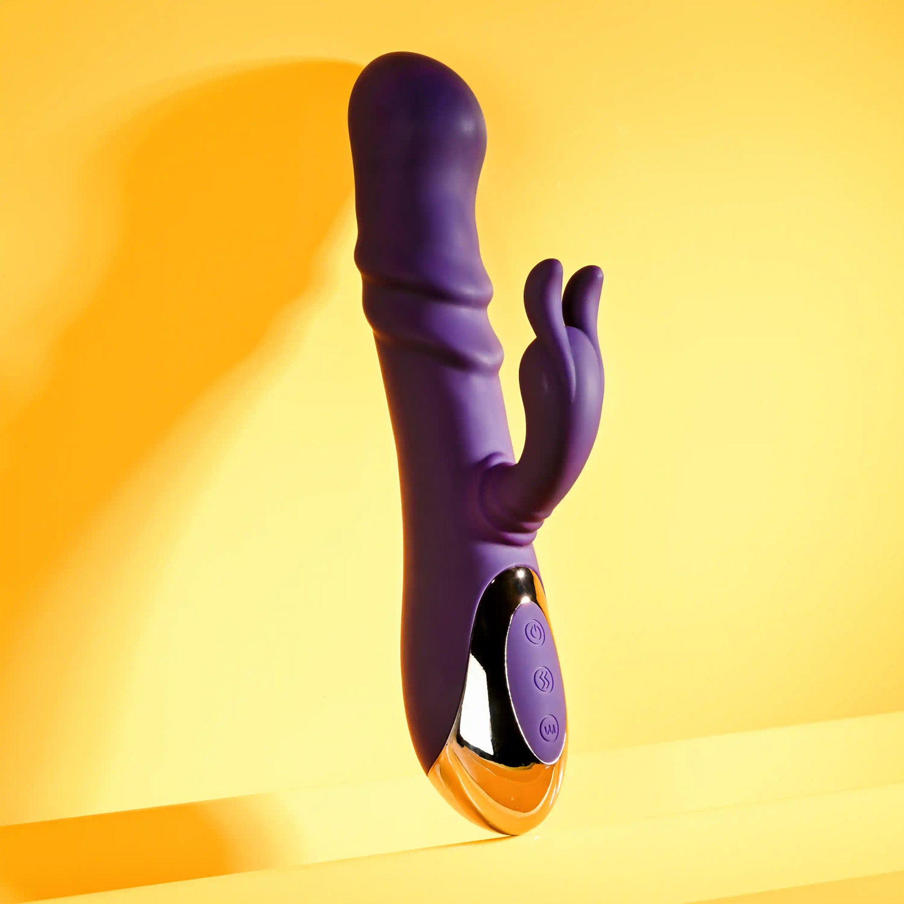 Playboy Pleasure Bunny Punch Silicone Rabbit Vibrator With G-Spot Swirl