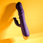 Playboy Pleasure Bunny Punch Silicone Rabbit Vibrator With G-Spot Swirl