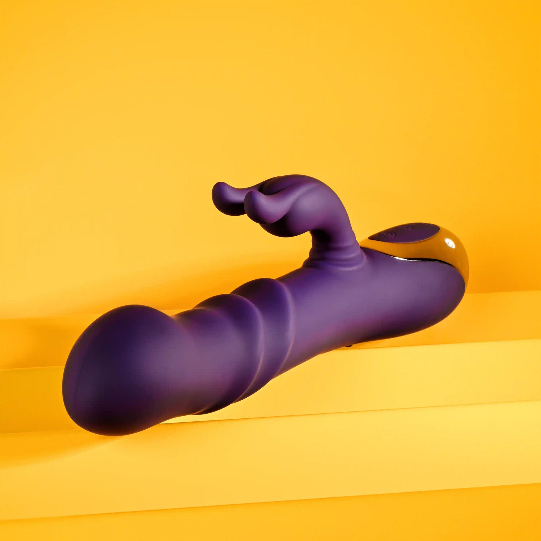Playboy Pleasure Bunny Punch Silicone Rabbit Vibrator With G-Spot Swirl