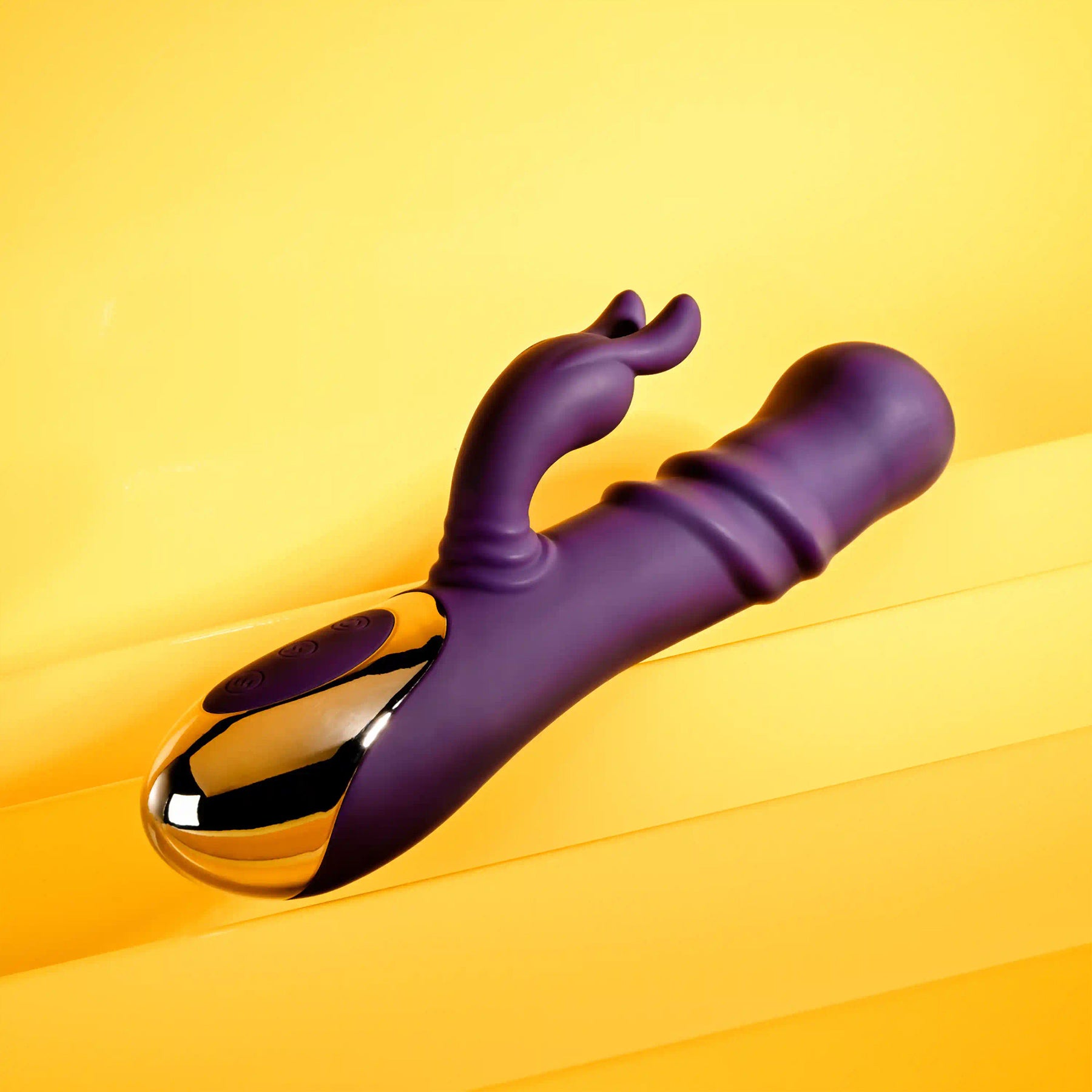 Playboy Pleasure Bunny Punch Silicone Rabbit Vibrator With G-Spot Swirl