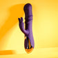Playboy Pleasure Bunny Punch Silicone Rabbit Vibrator With G-Spot Swirl