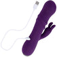 Playboy Pleasure Bunny Punch Silicone Rabbit Vibrator With G-Spot Swirl