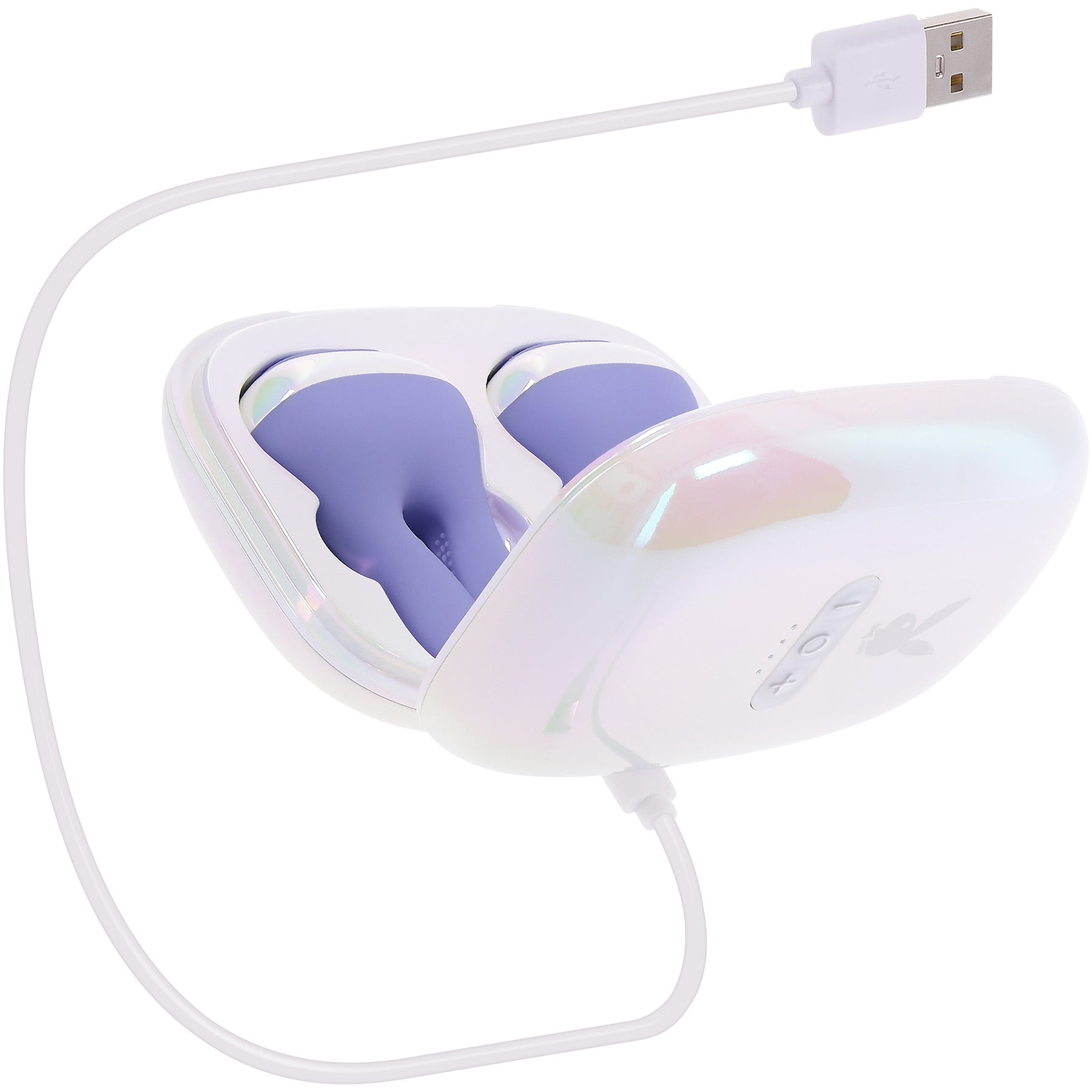 Playboy Pleasure In A Pinch Rechargeable Vibrating Nipple Clamps