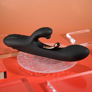 Playboy Pleasure Aureus Triple Motor Silicone Dual Stimulation Vibrator