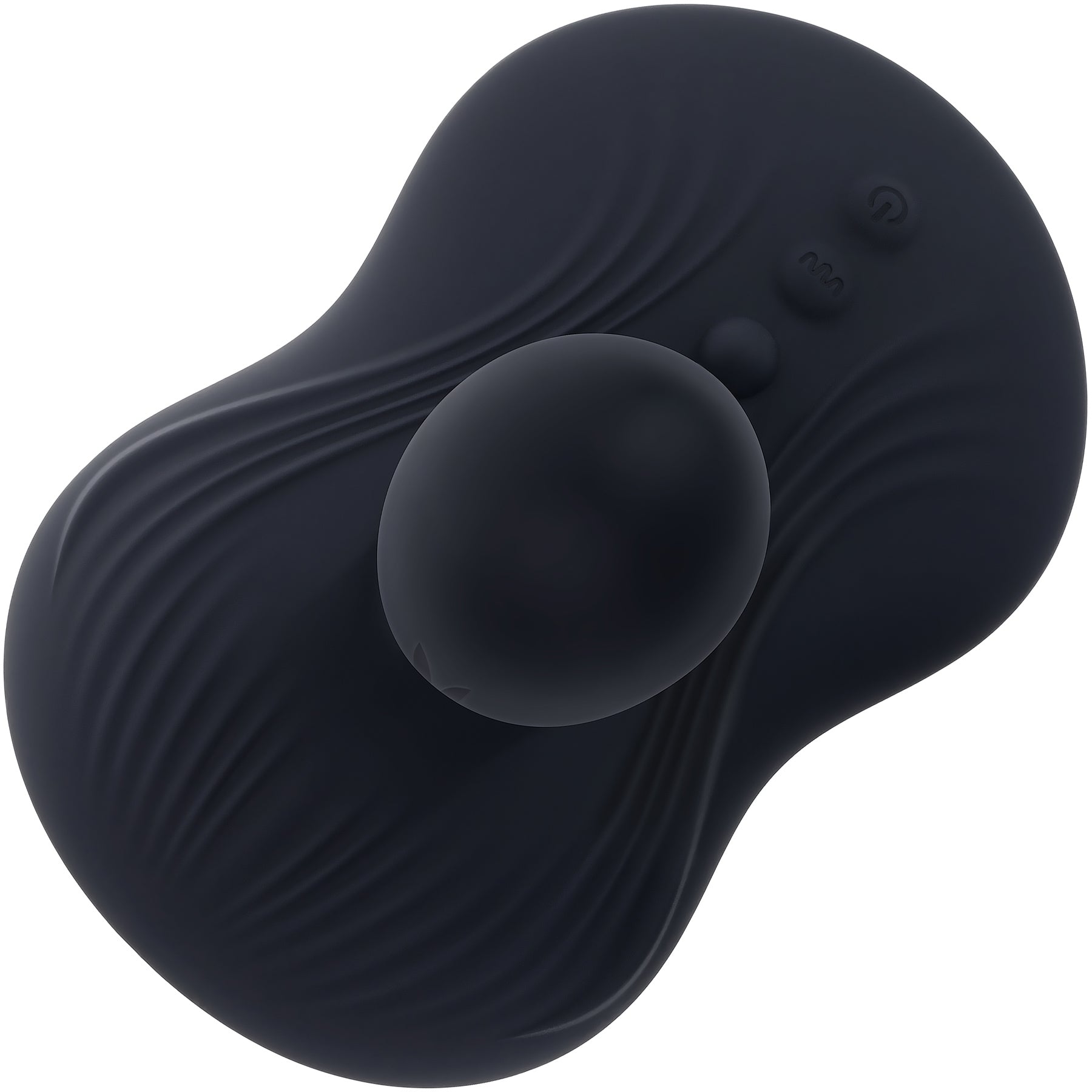 Playboy Pleasure Sittin' And Spinnin' Rechargeable Silicone Vibrating Grinder With Remote