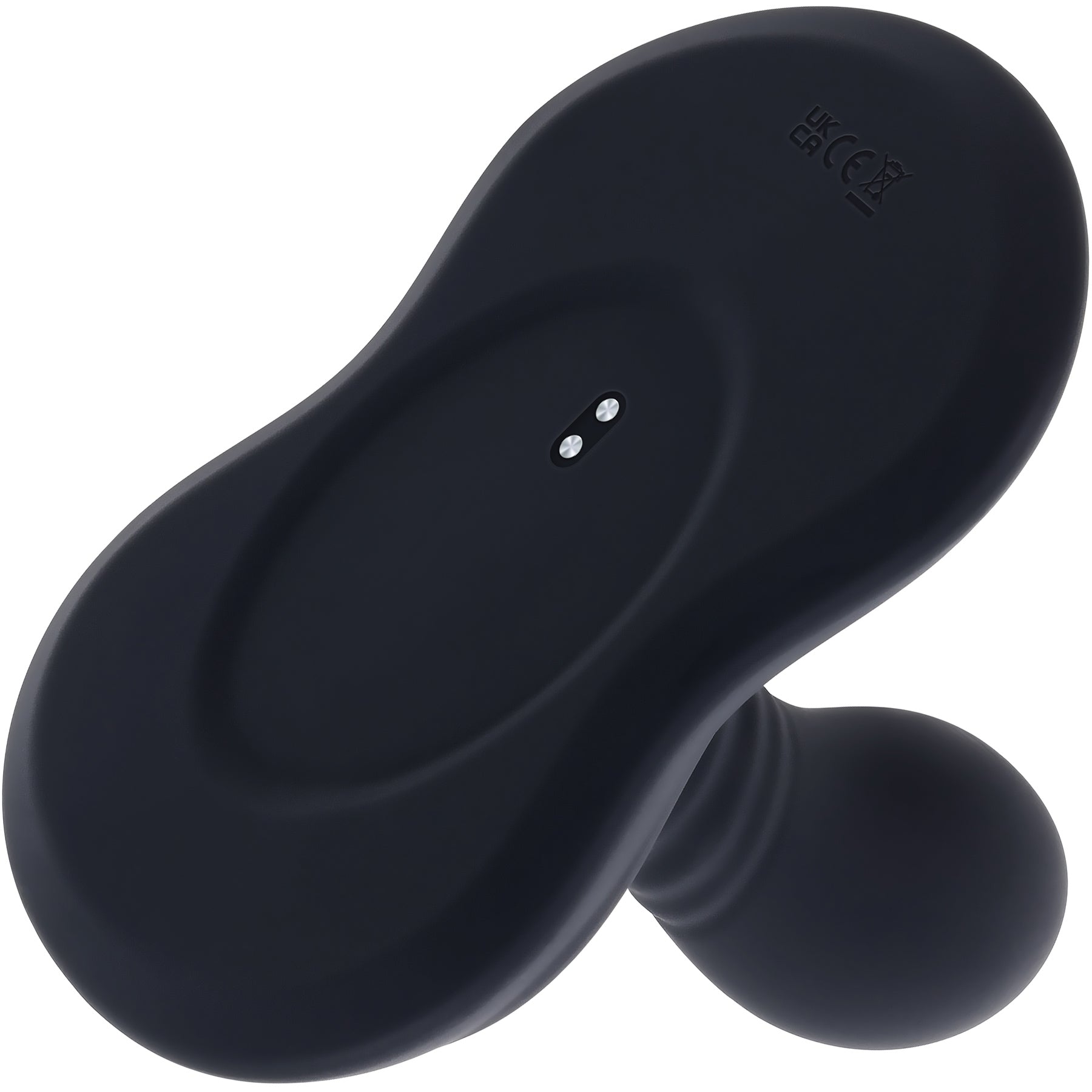 Playboy Pleasure Sittin' And Spinnin' Rechargeable Silicone Vibrating Grinder With Remote