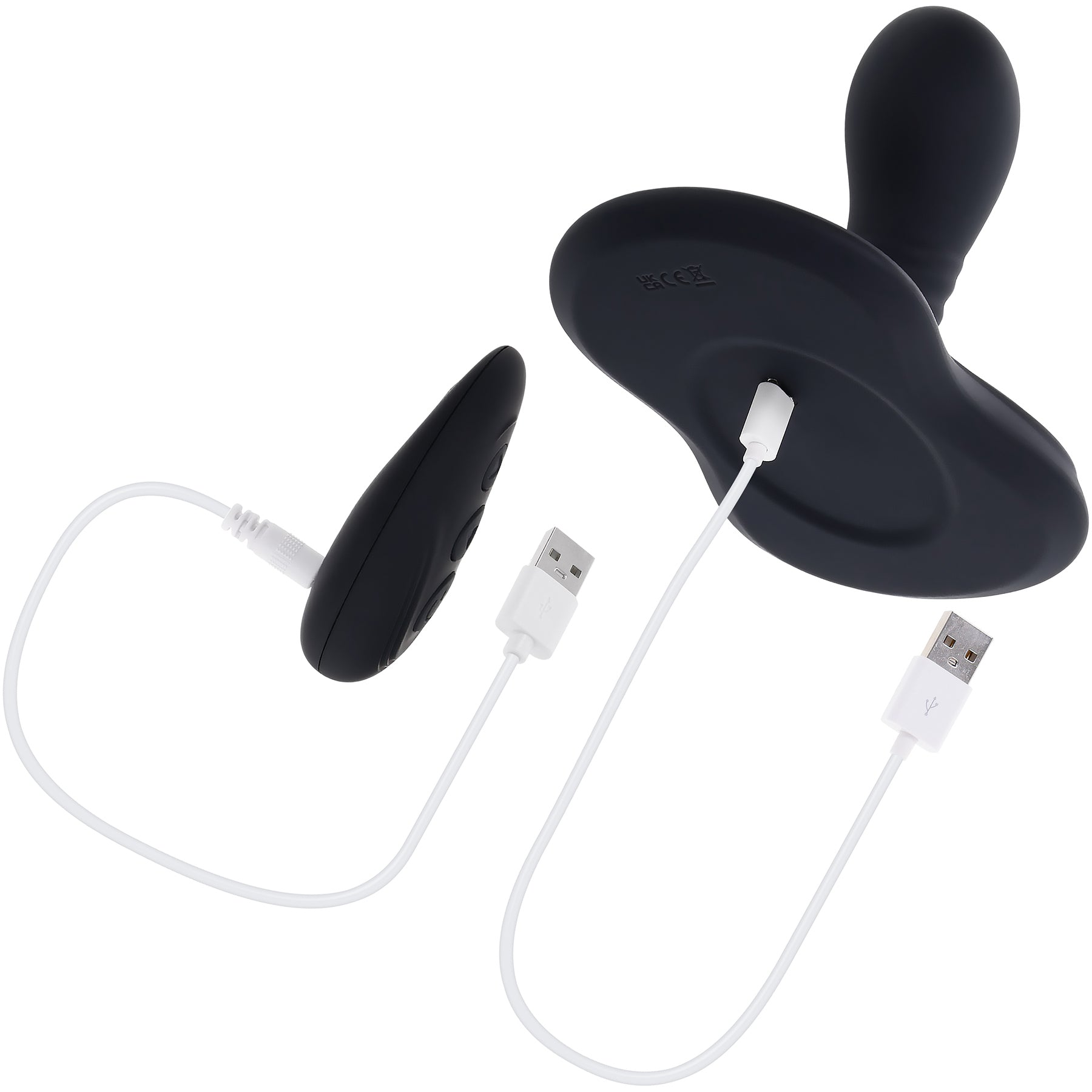 Playboy Pleasure Sittin' And Spinnin' Rechargeable Silicone Vibrating Grinder With Remote