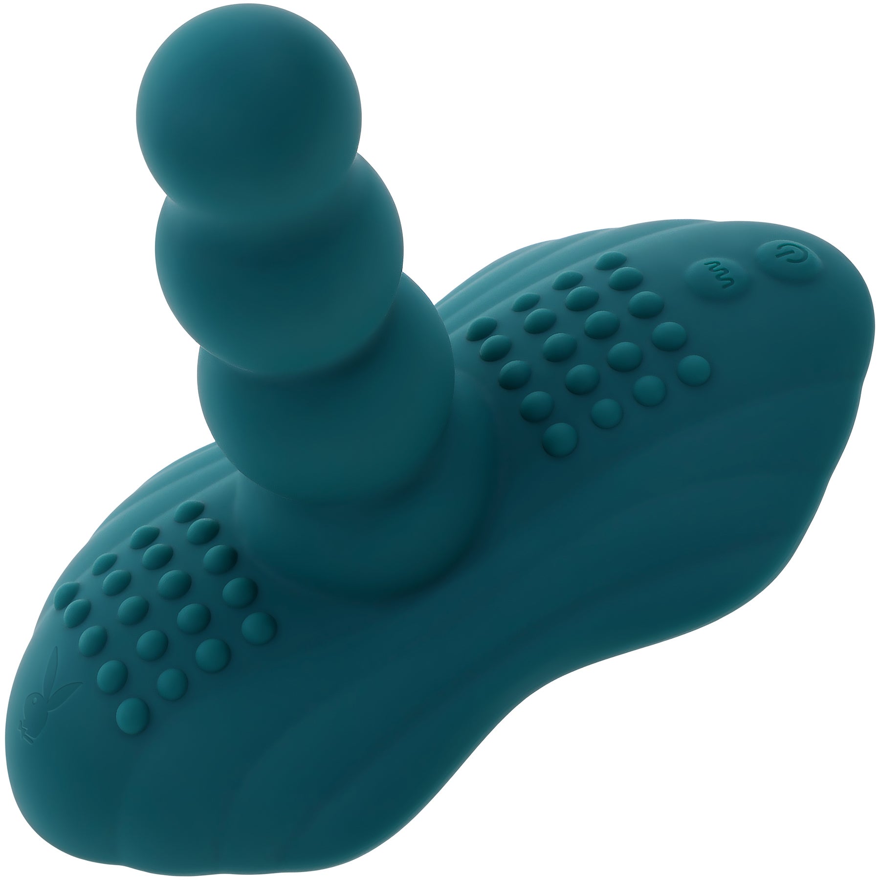 Playboy Pleasure Have A Seat Rechargeable Silicone Vibrating Grinder With Remote