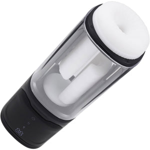 Playboy Pleasure Side Piece Slide Stroking, Vibrating & Warming Penis Masturbator