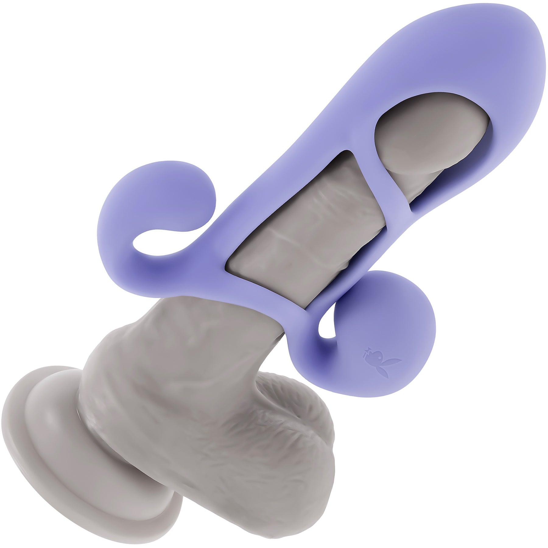 Playboy Pleasure Fantasy Cage Vibrating Silicone Penis Extension