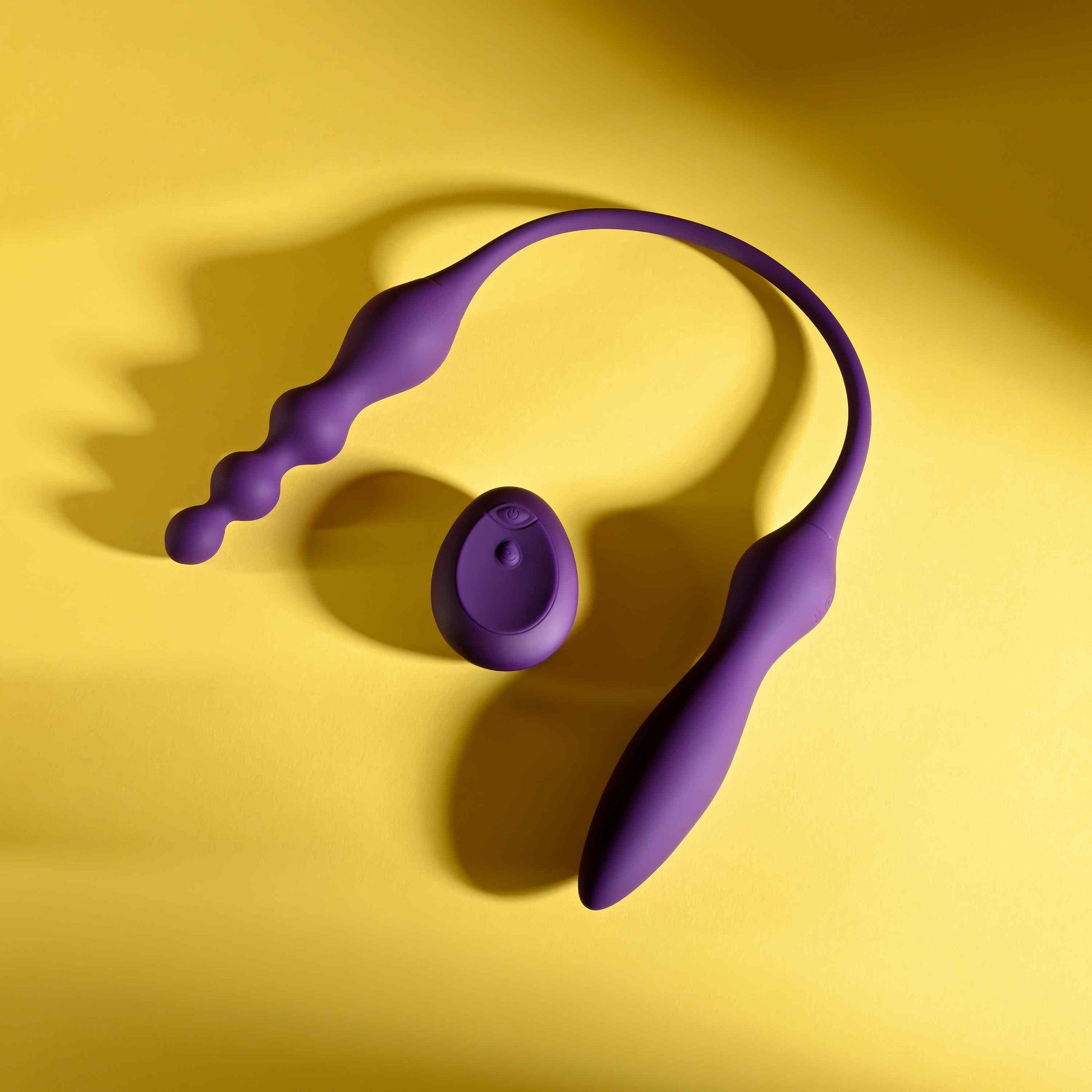 Playboy Pleasure This & That Rechargeable Silicone Double-Ended Anal Plug And Vibrator