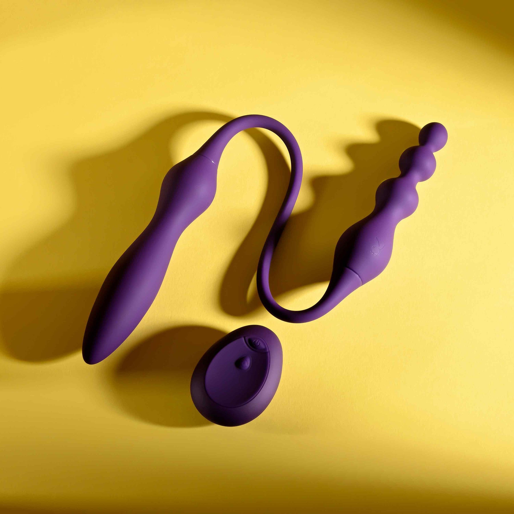 Playboy Pleasure This & That Rechargeable Silicone Double-Ended Anal Plug And Vibrator