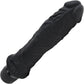 Powercocks Girthy Realistic Silicone Waterproof Rechargeable 8" Vibrator - Black