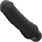 Powercocks Realistic Silicone Waterproof Rechargeable 6" Vibrator - Black