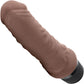 Powercocks Realistic Silicone Waterproof Rechargeable 6" Vibrator - Chocolate