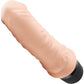 Powercocks Realistic Silicone Waterproof Rechargeable 6" Vibrator - Vanilla