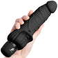 Powercocks Realistic Silicone Waterproof Rechargeable 7" Vibrator With Clitoral Stimulator - Black