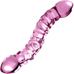 Icicles No. 55 Pink Glass G-Spot Dildo