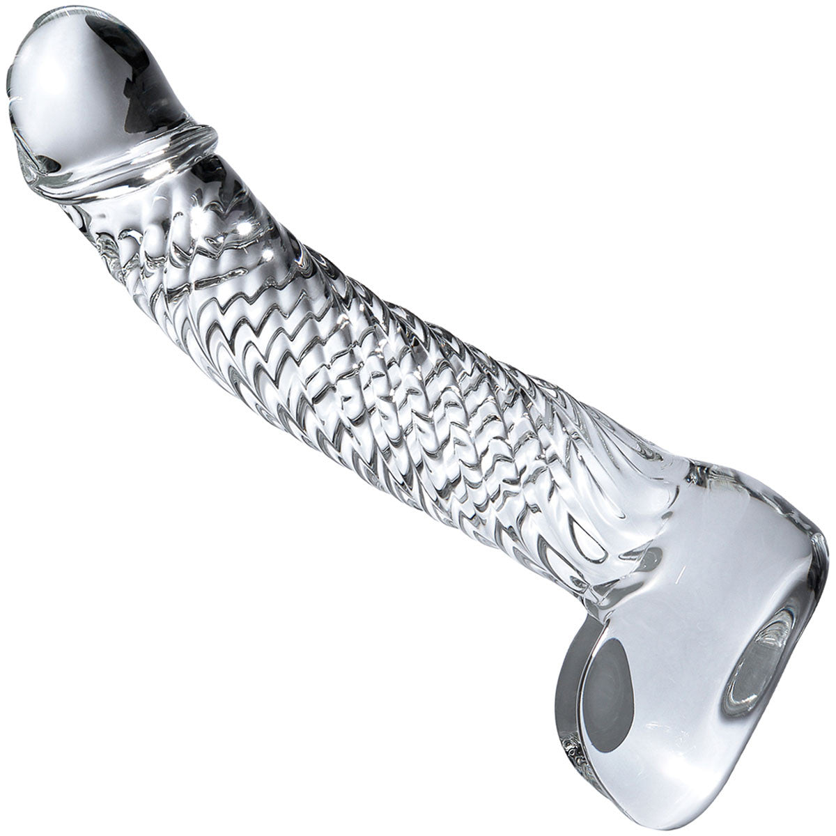 Icicles No. 61 Clear Glass G-Spot Dildo