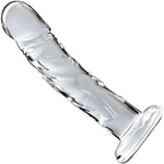 Icicles No. 62 Clear Glass Realistic G-Spot Dildo