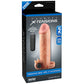 Fantasy X-tensions Vibrating Real Feel 2" Penis Extension with Ball Strap - Vanilla