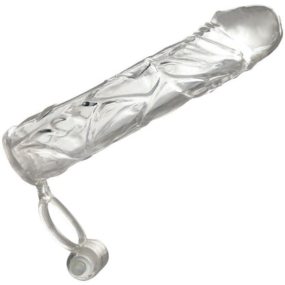 Fantasy X-tensions Vibrating Super Penis Sleeve - Clear