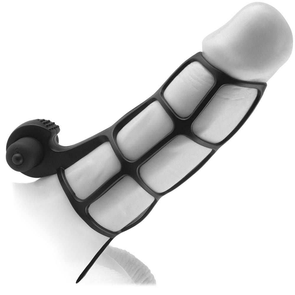 Fantasy X-tensions Deluxe Silicone Power Cock Cage - Black