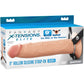 Fantasy X-Tensions Elite 9" Hollow Silicone Strap-On Dual Density Dildo & Harness Kit - Vanilla