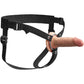 Fantasy X-Tensions Elite 5" Hollow Silicone Strap-On Dual Density Dildo & Harness Kit - Vanilla