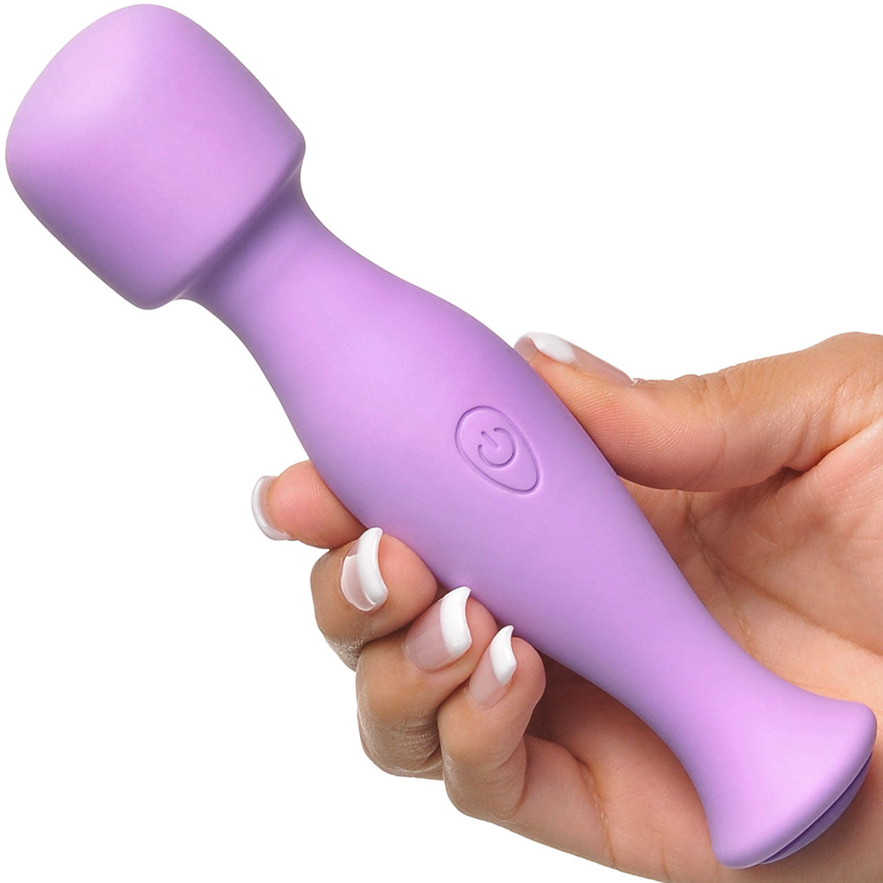 Fantasy For Her Vibrating Silicone Mini-Wand Body Massage-Her Fantasy For Her Vibrating Silicone Mini-Wand Body Massage-Her