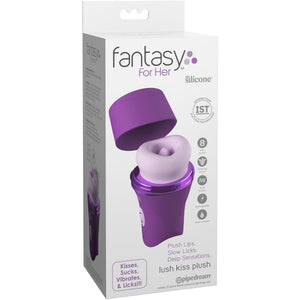 Fantasy For Her Lush Kiss Plush Rechargeable Silicone Clitoral Stimulator
