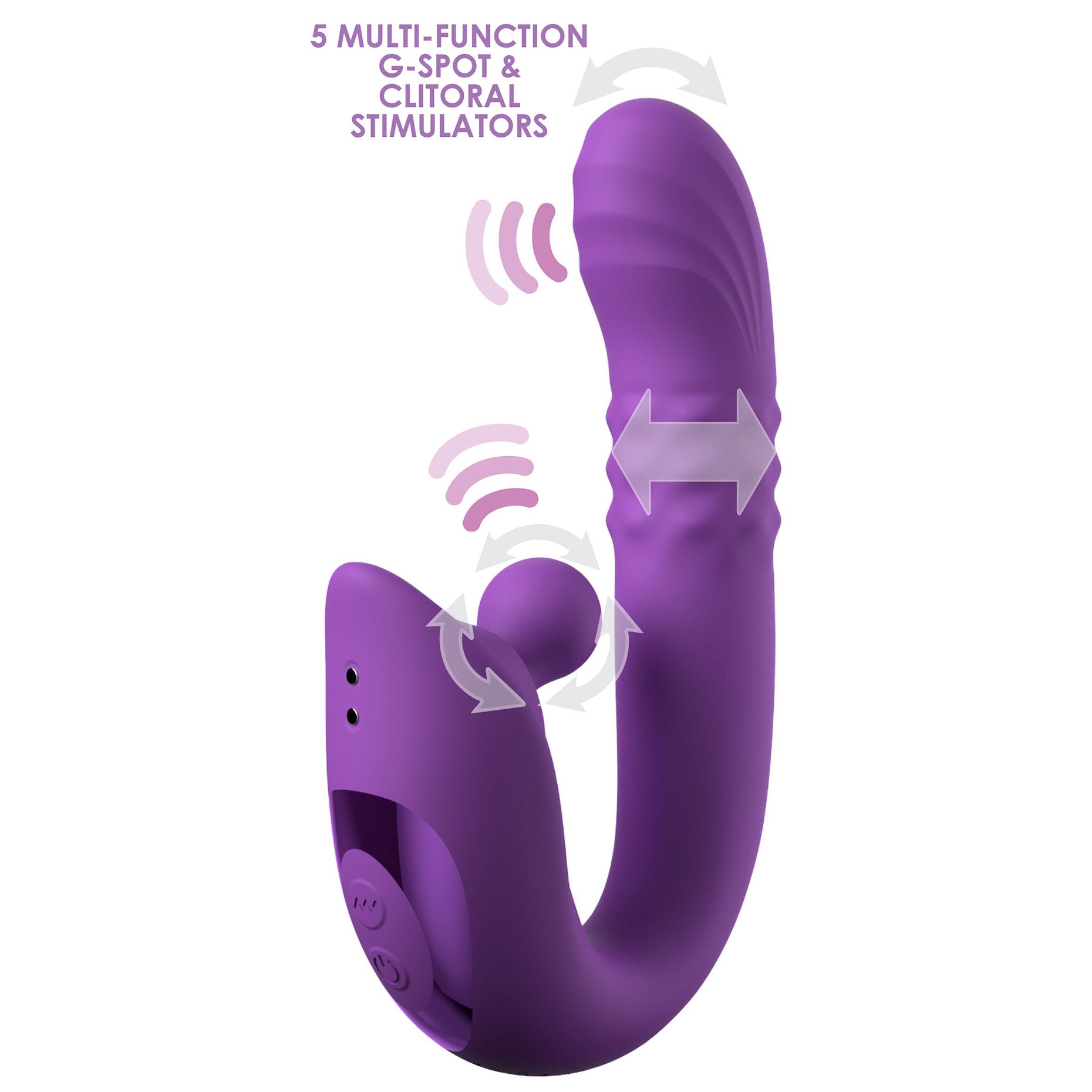 Fantasy For Her Harmoni Pro Dual Stimulation Silicone Vibrator With G-Motion