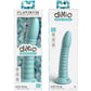 Dillio Platinum Wild Thing Silicone 7" Suction Cup Dildo - Teal