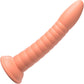 Dillio Platinum Wild Thing Silicone 7" Suction Cup Dildo - Peach