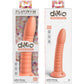 Dillio Platinum Wild Thing Silicone 7" Suction Cup Dildo - Peach