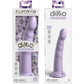 Dillio Platinum Slim Seven Silicone 7" Suction Cup Dildo - Lavender