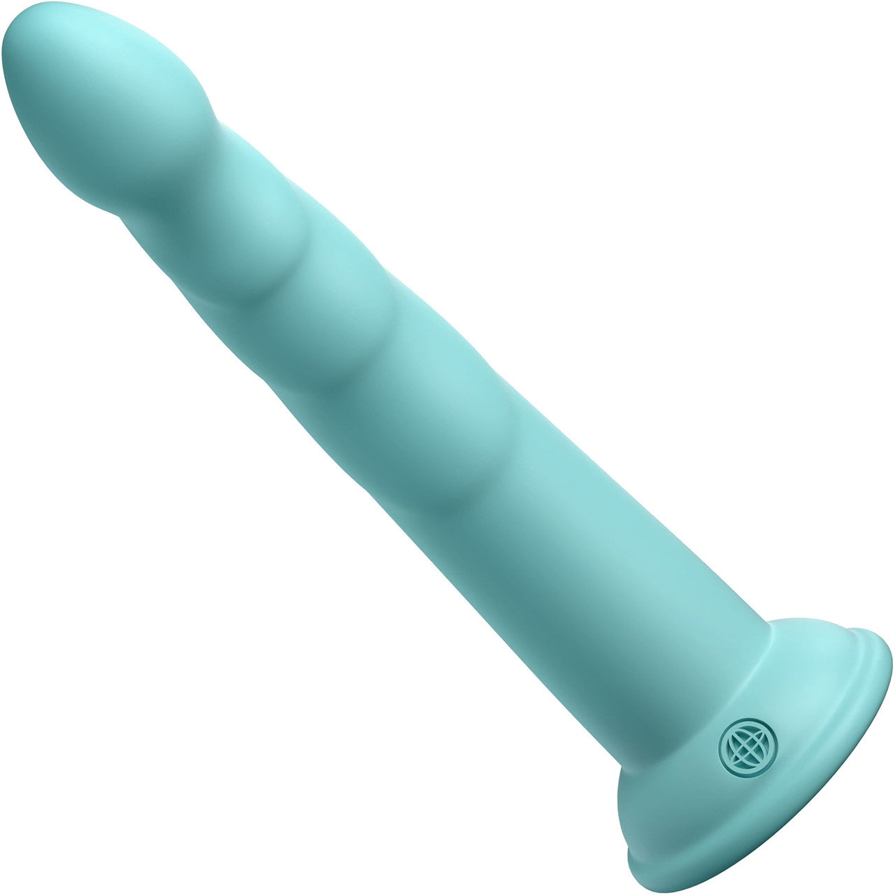 Dillio Platinum Slim Seven Silicone 7" Suction Cup Dildo - Teal