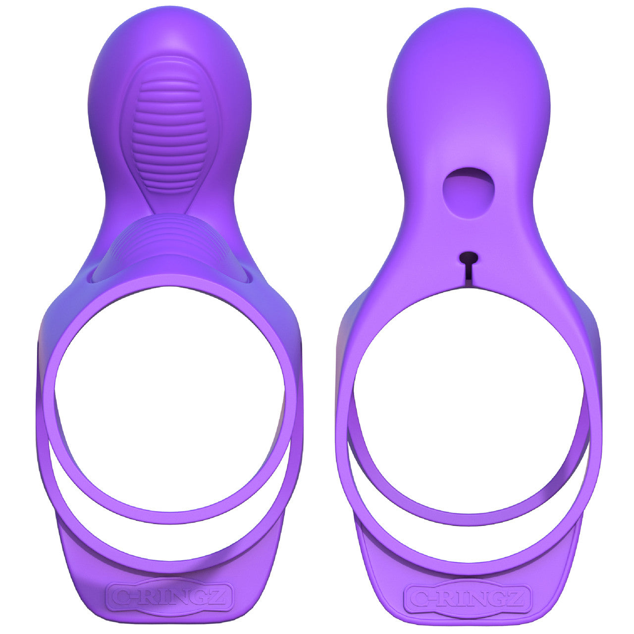 Fantasy C-Ringz Silicone Ultimate Couples Cage By Pipedream - Purple