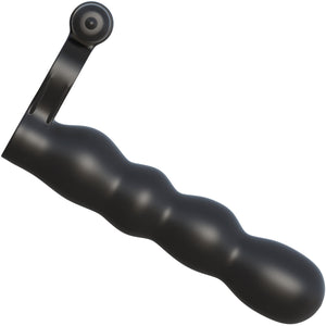 Fantasy C-Ringz Posable Partner Double Penetrator Ring By Pipedream - Black