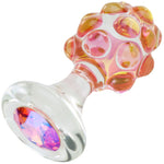 Pineapple Delight Glass Butt Plug By Crystal Delights