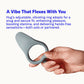 Hug Vibrating Silicone Couples Cock Ring By Dame - Steel