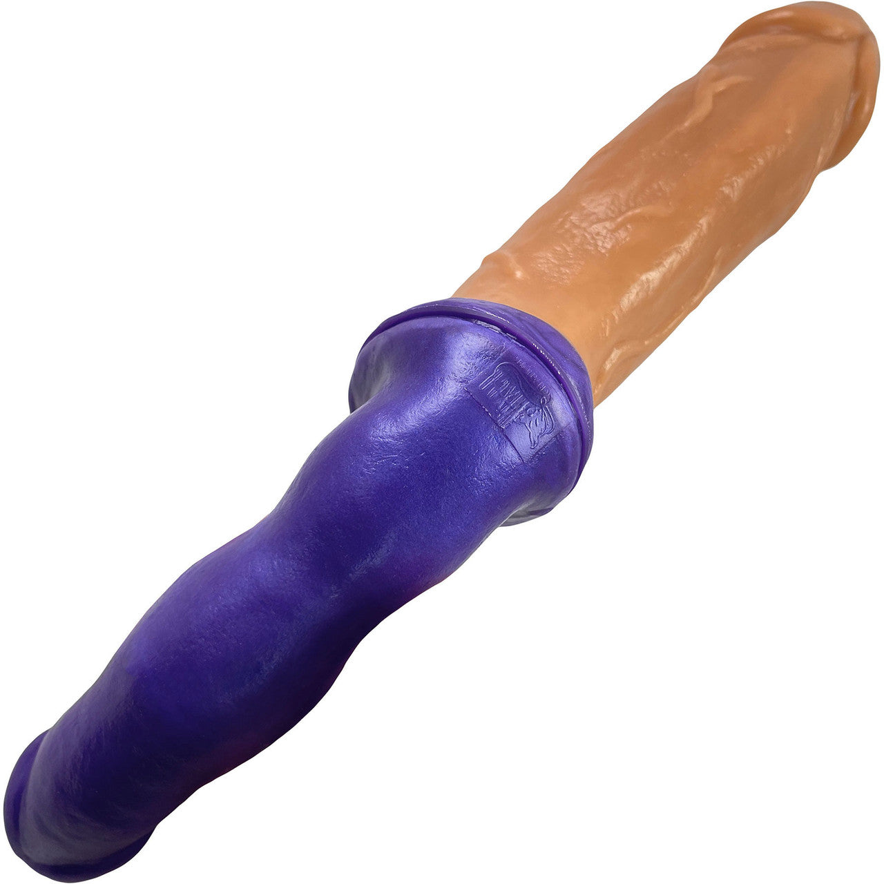 Peacemaker VixSkin Silicone Double Dildo By Vixen - Caramel