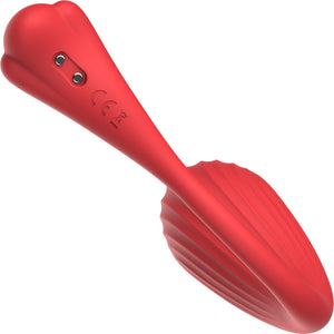 SVAKOM NEO Interactive App Controlled Silicone Waterproof Rechargeable Bullet Vibrator - Red