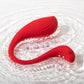 SVAKOM NEO Interactive App Controlled Silicone Waterproof Rechargeable Bullet Vibrator - Red