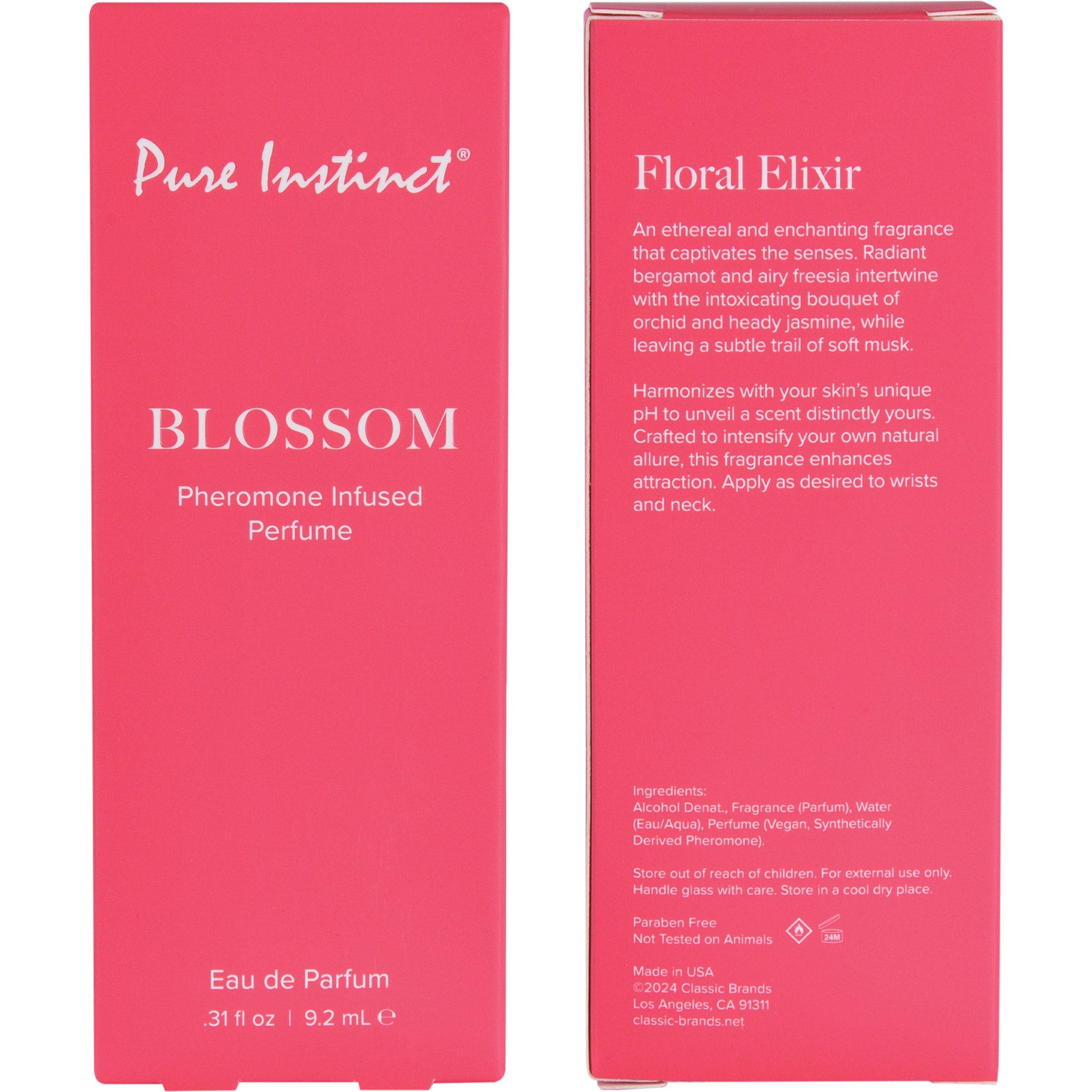 Pure Instinct Pheromone Fragrance Spray - Blossom .31 oz