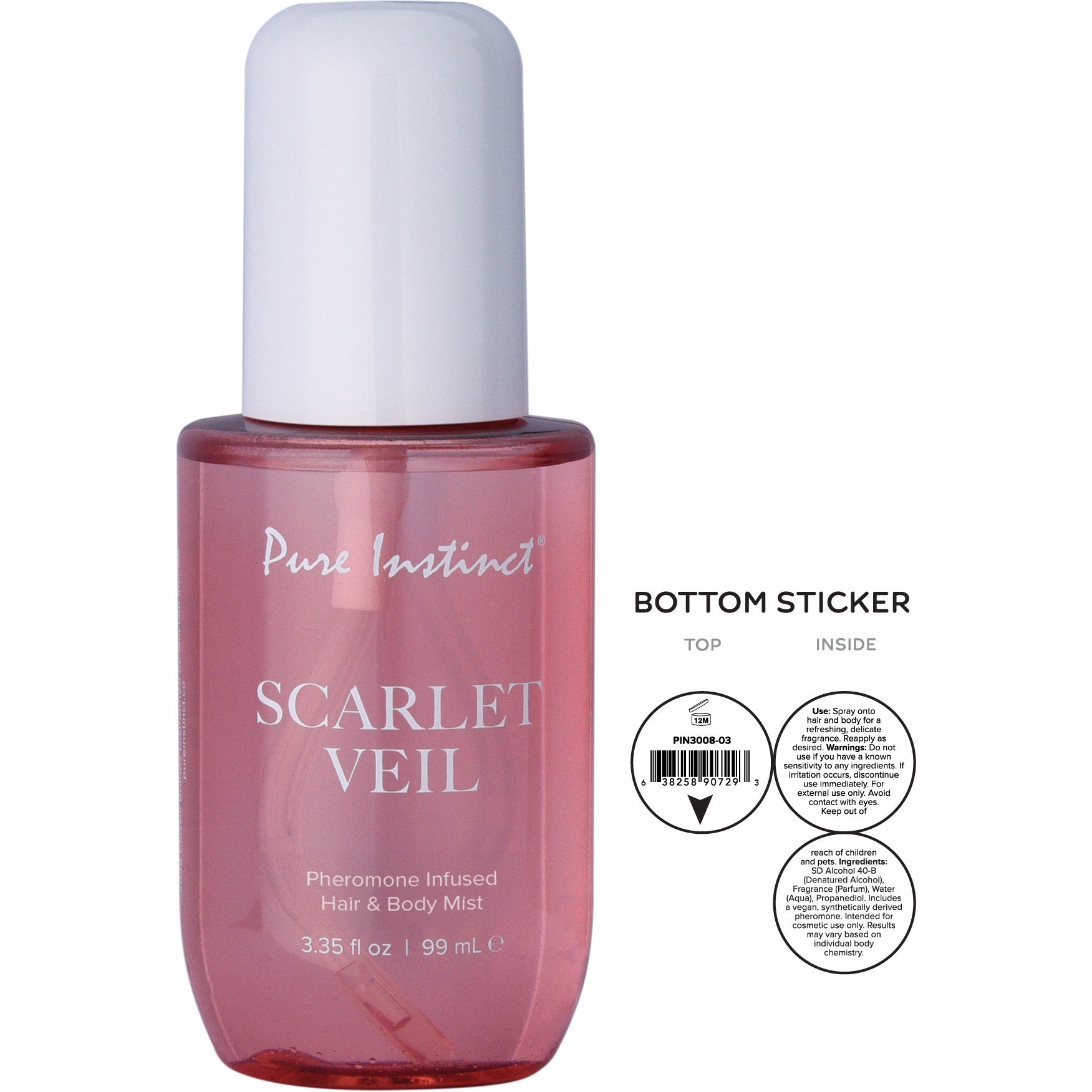 Pure Instinct Signature Collection Pheromone Infused Hair & Body Mist - Scarlet Veil