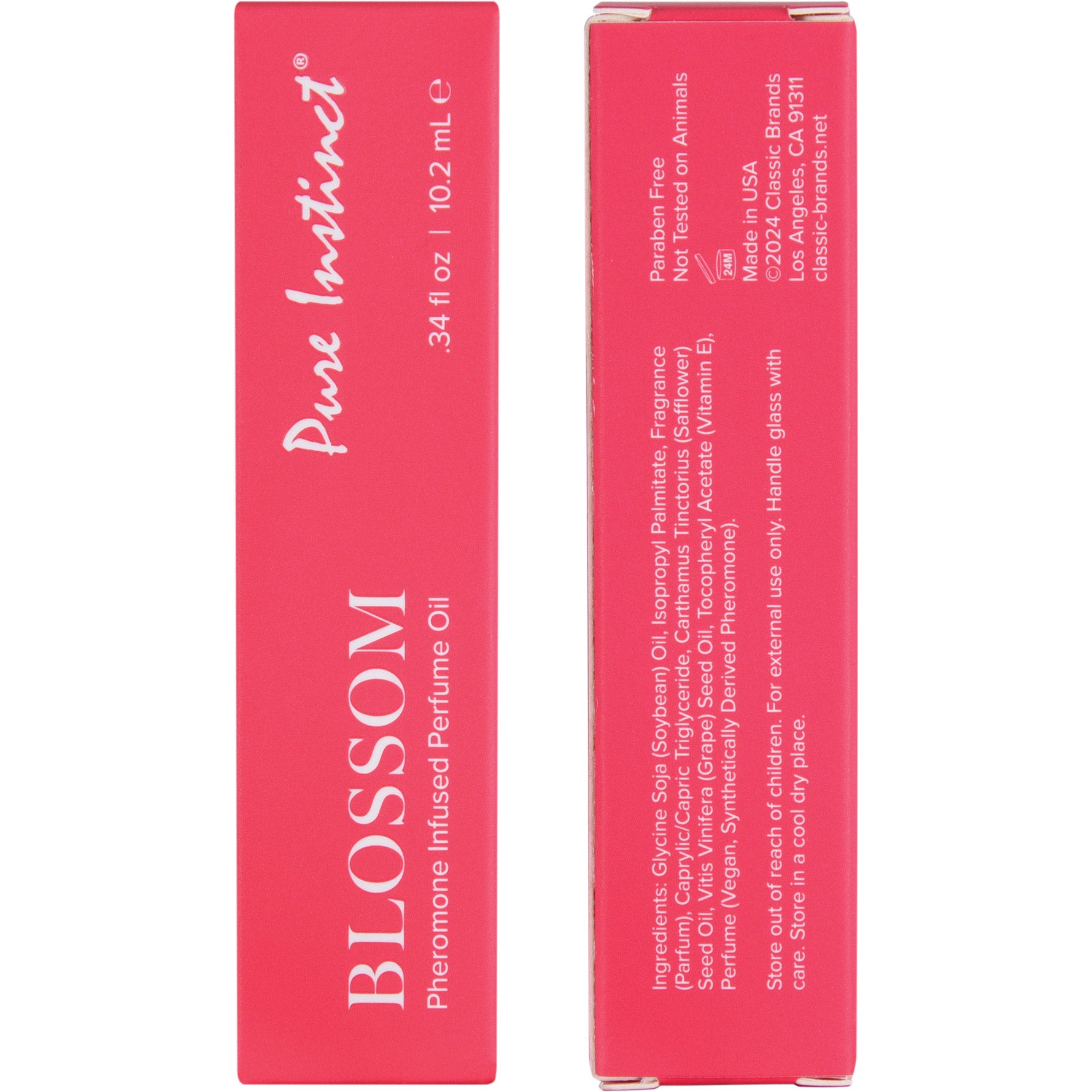 Pure Instinct Pheromone Infused Perfume Oil Roll-On - Blossom .34 oz