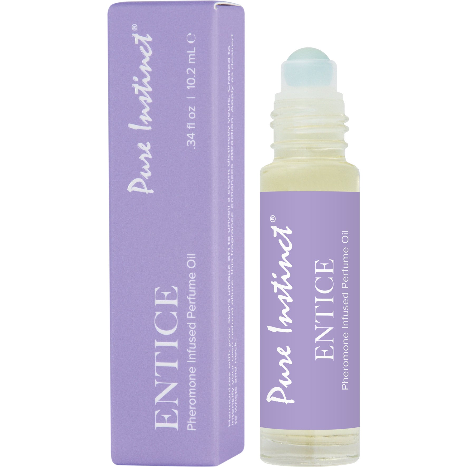 Pure Instinct Pheromone Infused Perfume Oil Roll-On - Entice .34 oz