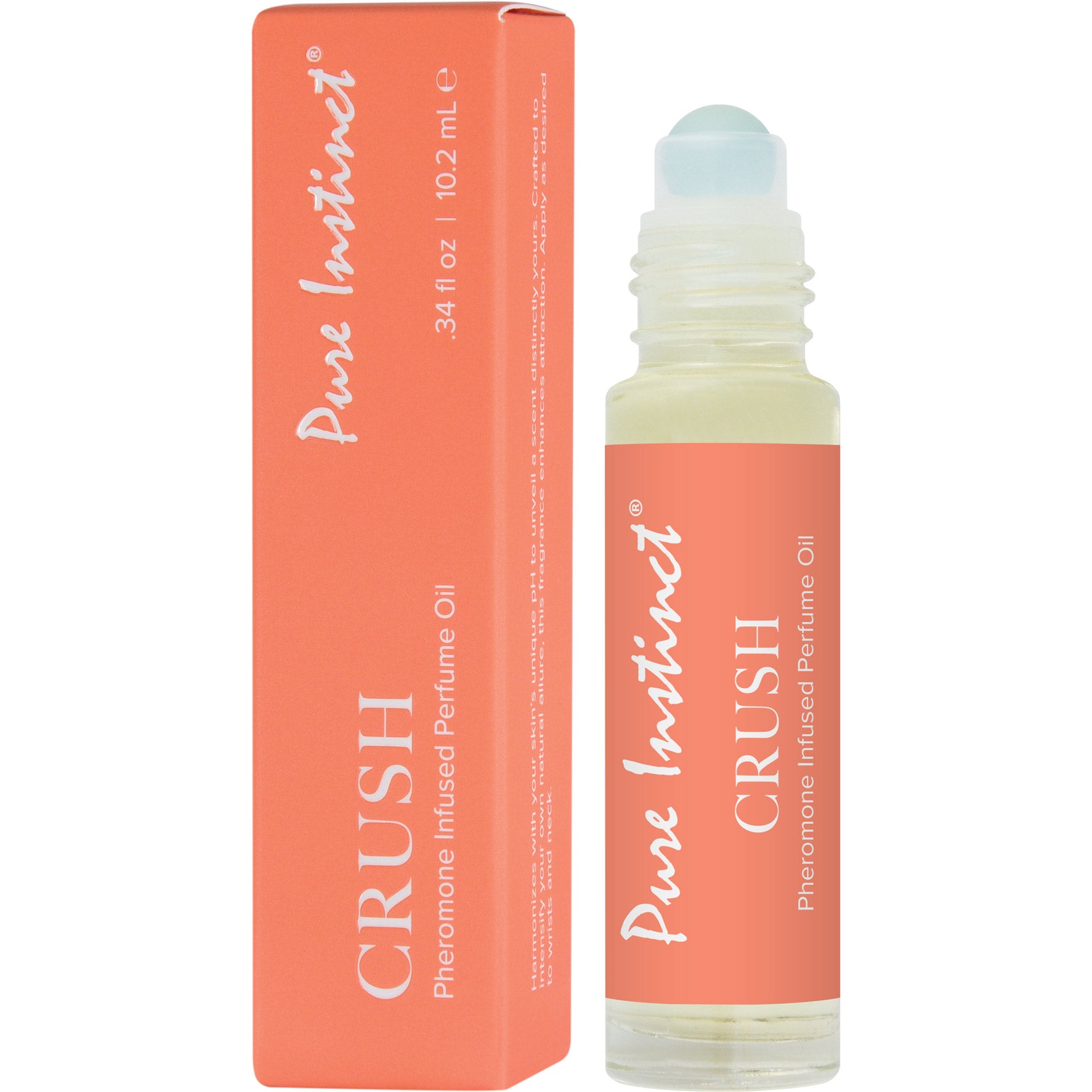 Pure Instinct Pheromone Infused Perfume Oil Roll-On - Crush .34 oz